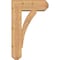 Ekena Millwork Thorton Craftsman Smooth Bracket w/ Offset Brace, Western Red Cedar, 7 1/2"W x 20"D x 32"H BKT0806X20X32THR04SWR - alternate 2